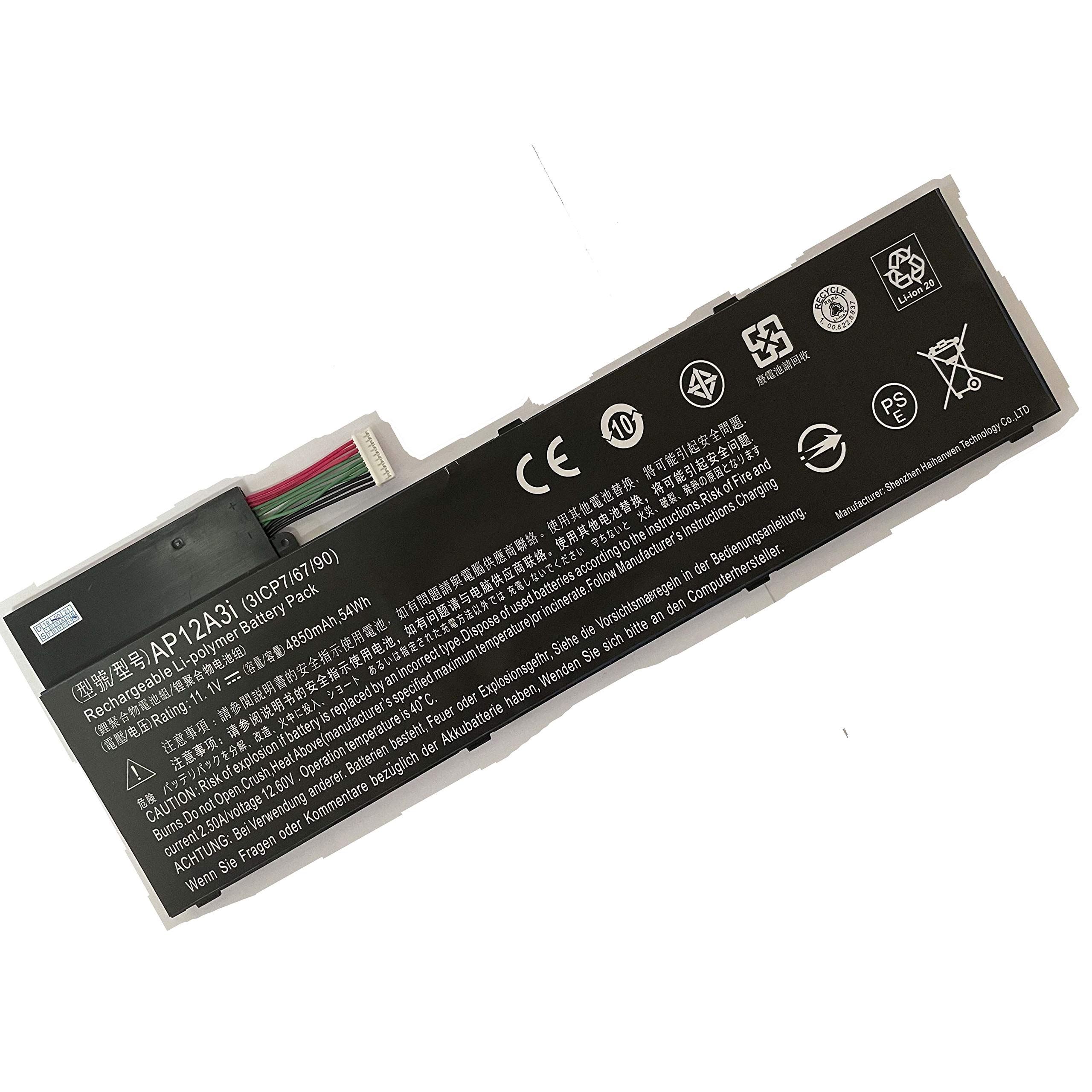 Amazon.com: Powerforlaptop Laptop/Notebook Replace AP12A3i Battery